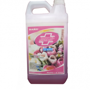 HAPPY KLIN Hand Wash Flora Anti Bakteri dan Kuman [5 L] Pink