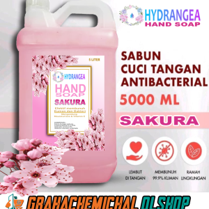 Hydrangea Hand Wash Sakura Anti Bakteri [5 L]