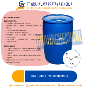 Dimethylformamide (DMF) cairan pelarut kimia industri